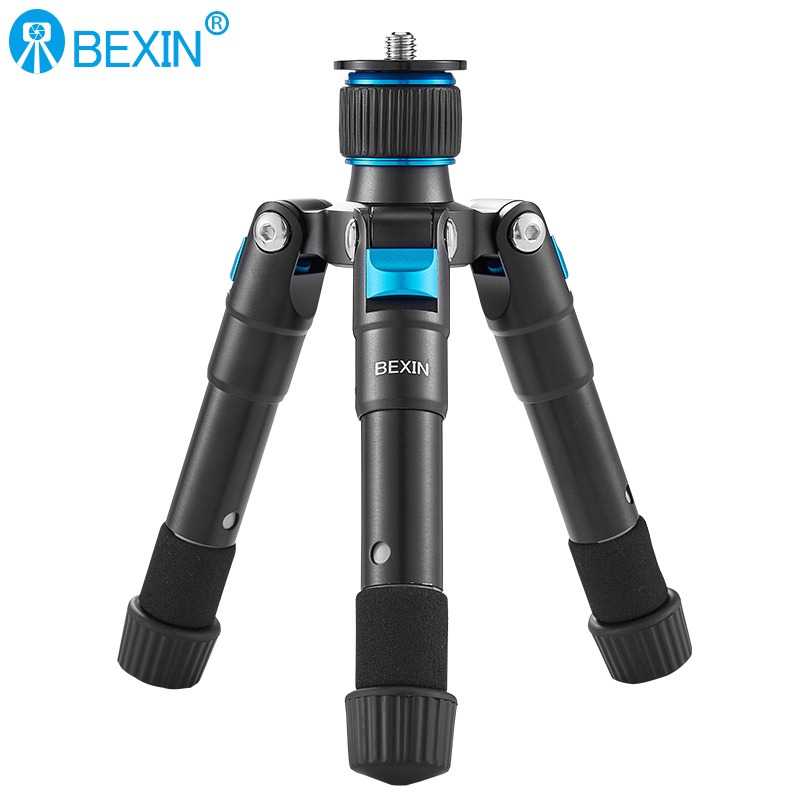 Camera Tripod Carbon - Bexin-デスクトップビデオ用の軽量ポータブル三脚,iphoneカメラまたはDSLRカメラ用の360度のボールヘッドを備えたミニポータブルアクセサリ,モデルms08