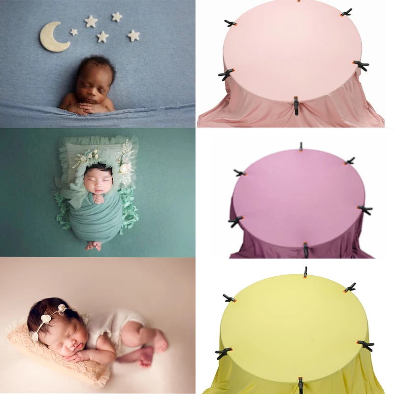 Photography Composition - 150 × 170 センチメートル新生児の写真の小道具背景ラップセット柔らかい生地撮影スタジオアクセサリーベビーポーズフレームブランケット