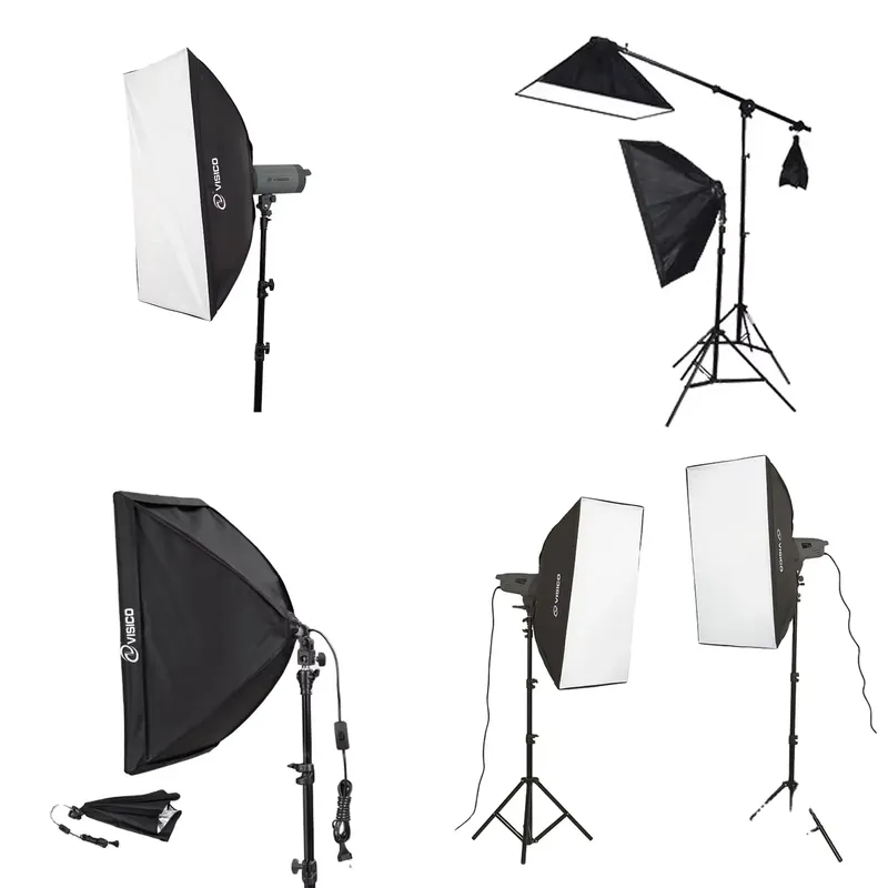 Photography Lighting - 高品質ポータブルフォトスタジオ撮影用スピードライトブラックライトソフトボックスライトスタンドフォトソフトボックス