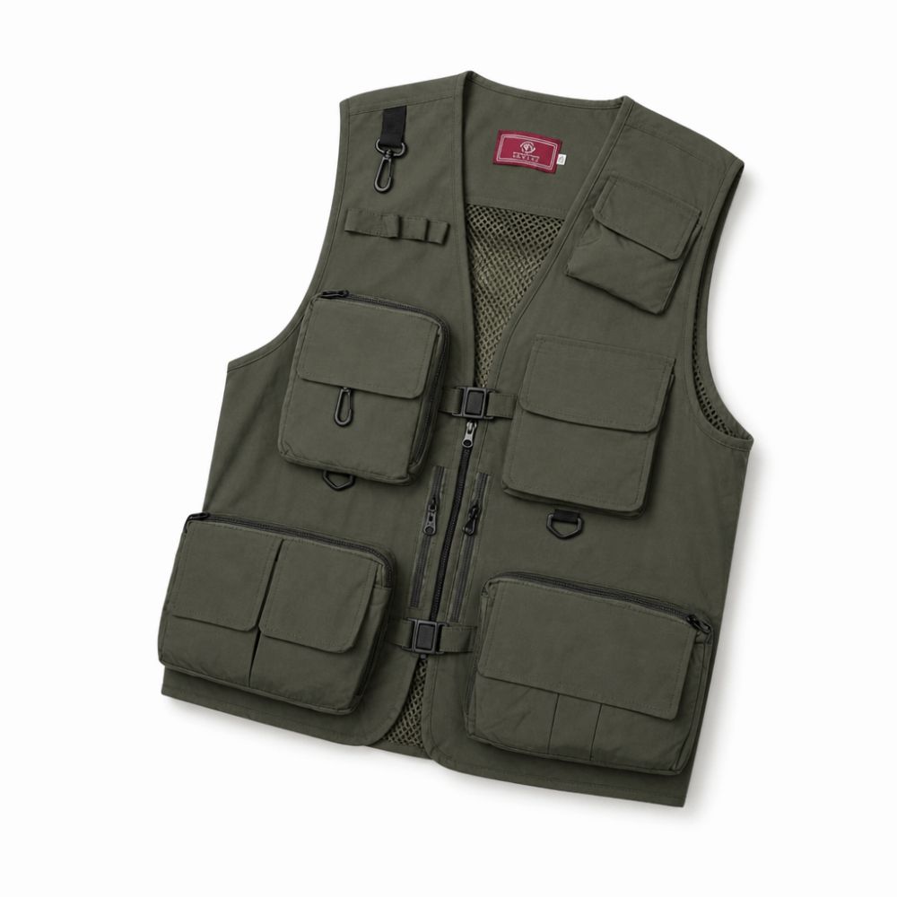 Photography Vest - カジュアル防水フィッシングベスト速乾軽量写真撮影ベスト通気性メッシュカーゴベスト写真撮影作業用