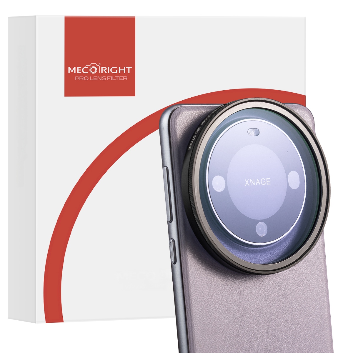 Photography Xiaomi 14 Ultra - Mecoright 磁気携帯電話フィルター 超薄型ステッカーリング 円形 67mm Apple、Huawei、OPPO、Xiaomi、VIVO