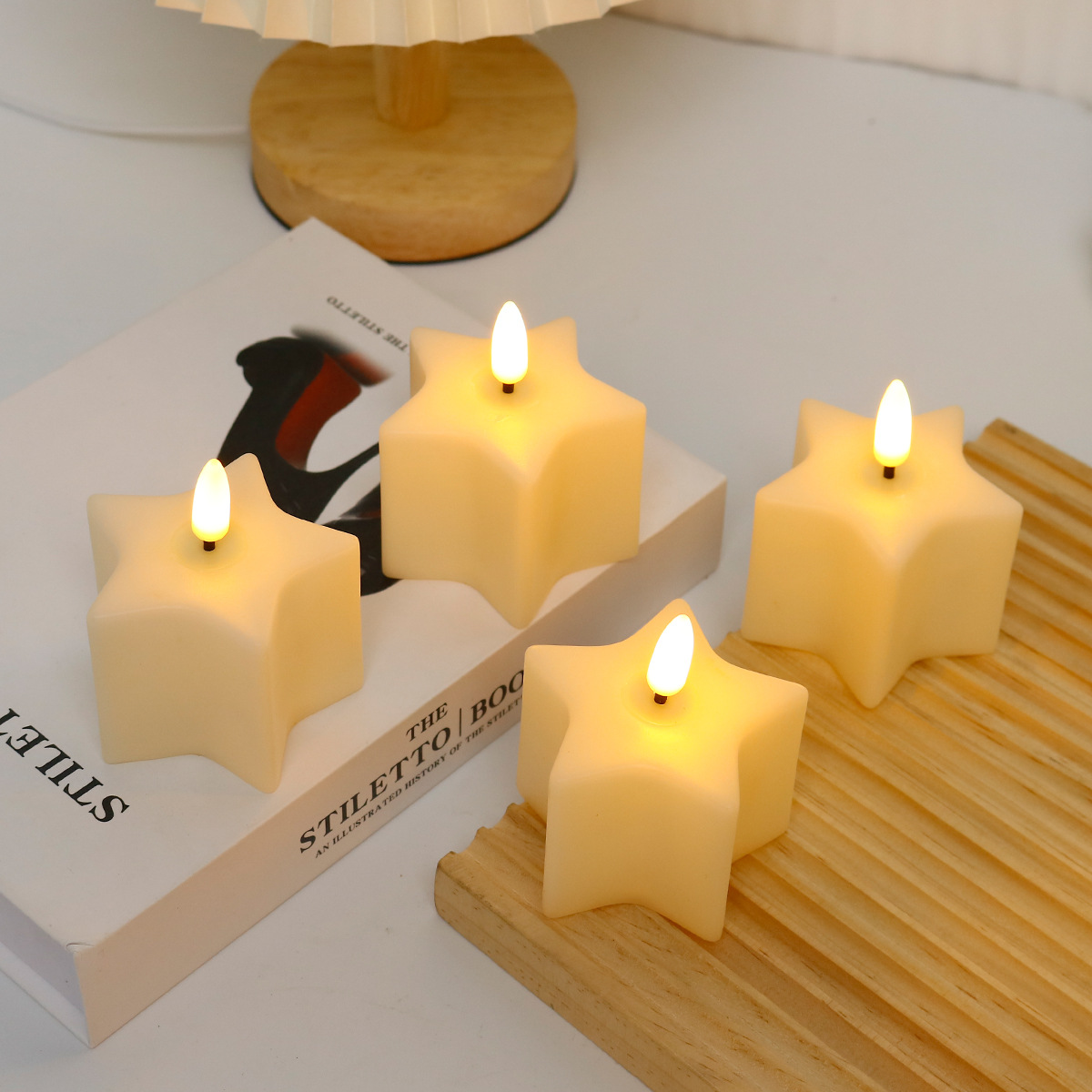 LEDキャンドルキューブ 結婚式、誕生日、クリスマスデコレー - Photography Lighting のレビューと価格