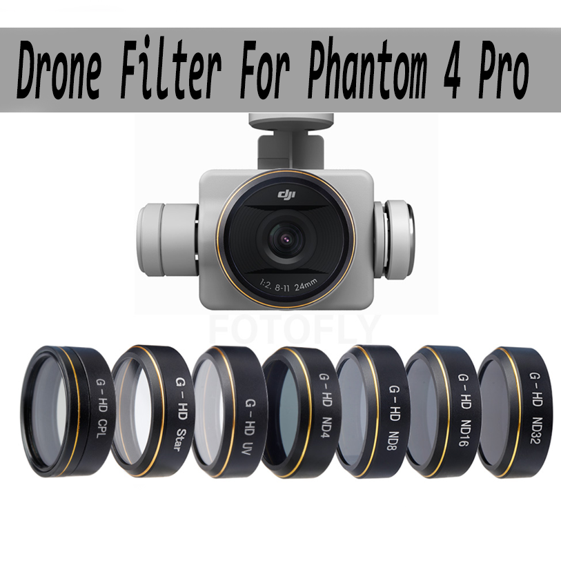 ドローンフィルターファントム 4 プロ V2.0 ND 4  - Nd Filter Set のレビューと価格
