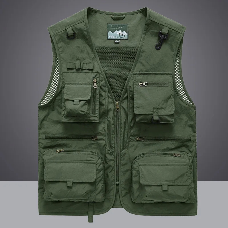 マルチポケット速乾メッシュ釣りベスト男性屋外タクティカルベス - Photography Vest のレビューと価格