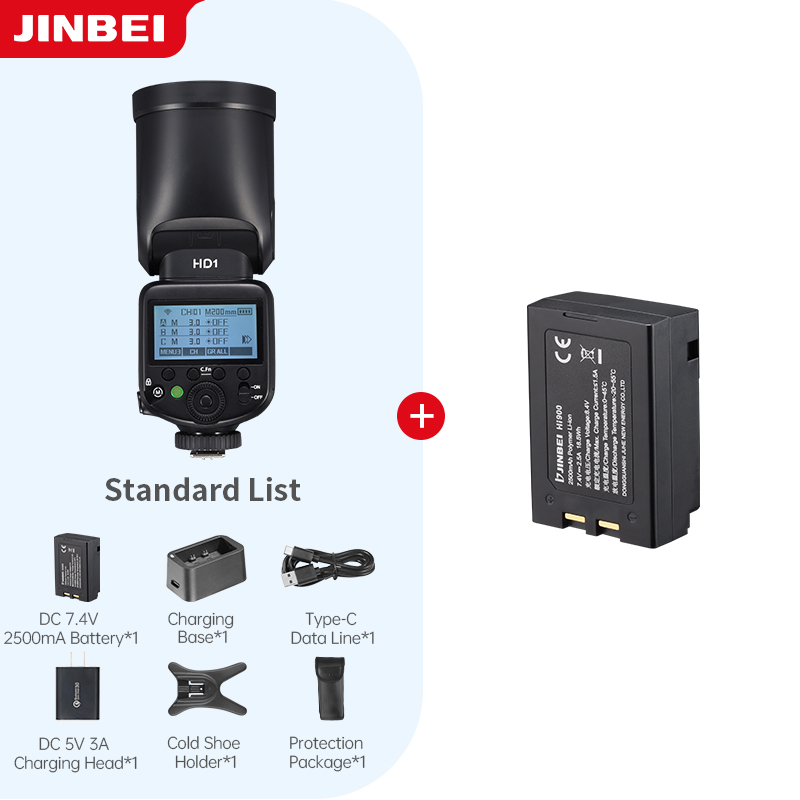JINBEI HD-1ラウンドヘッドHSSスピードライト屋外 - Photography Lighting のレビューと価格
