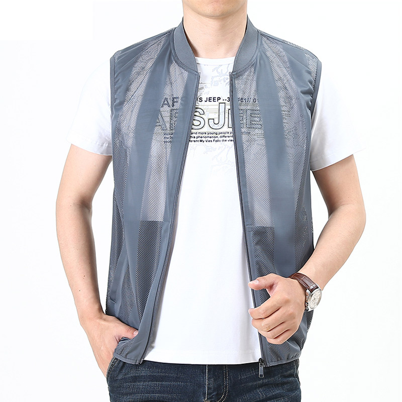 穴のある通気性のあるメンズスポーツコート,レジャーベスト,高 - Photography Vest のレビューと価格