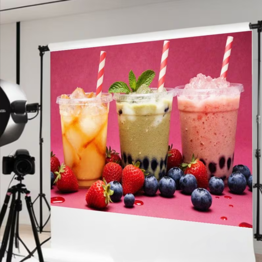 ビーチティキバー カラフルなカクテル背景 シーサイドプール  - Photography Composition のレビューと価格