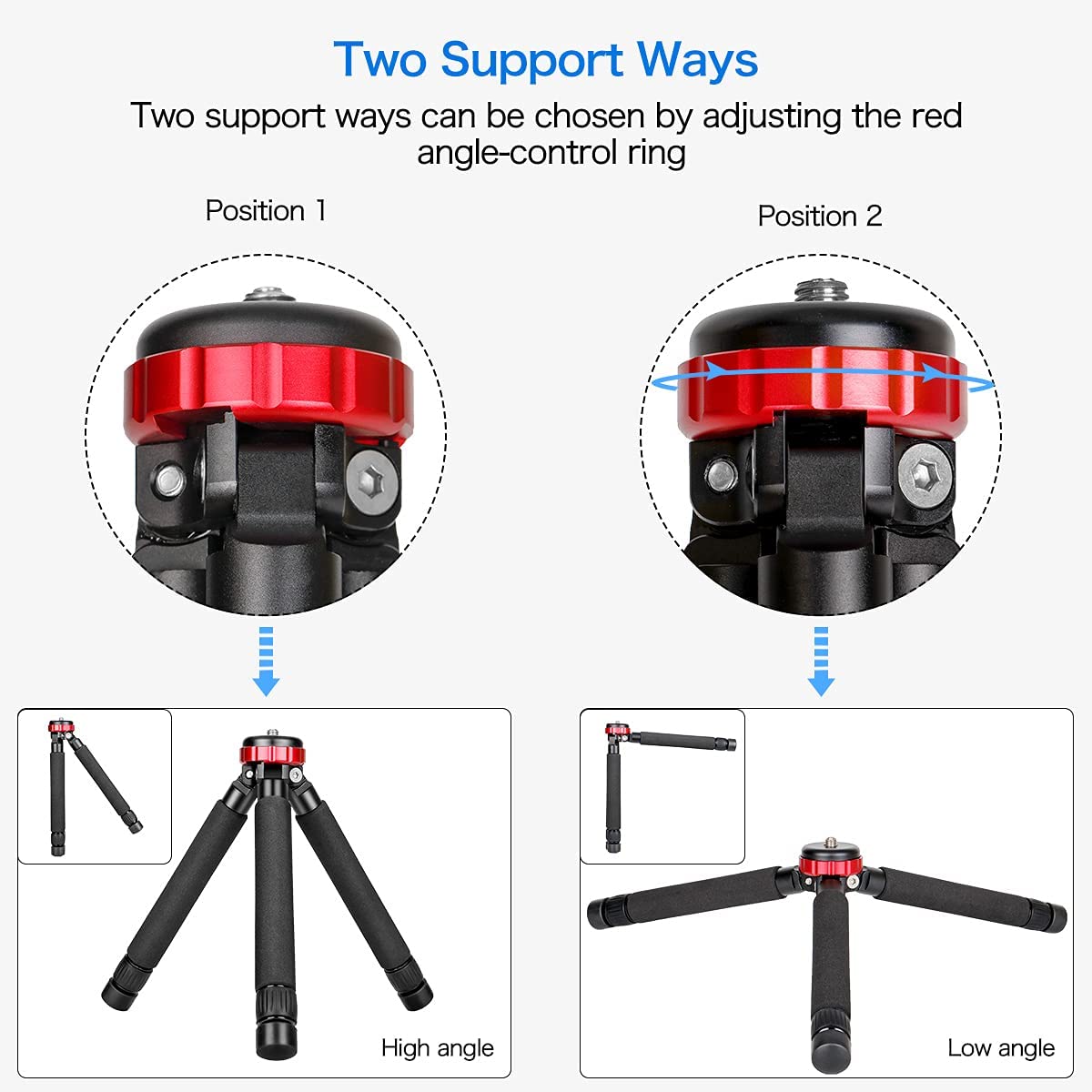 Manbily MT-02/MT-01 アルミカメラ三脚スタ - Camera Tripod Carbon のレビューと価格