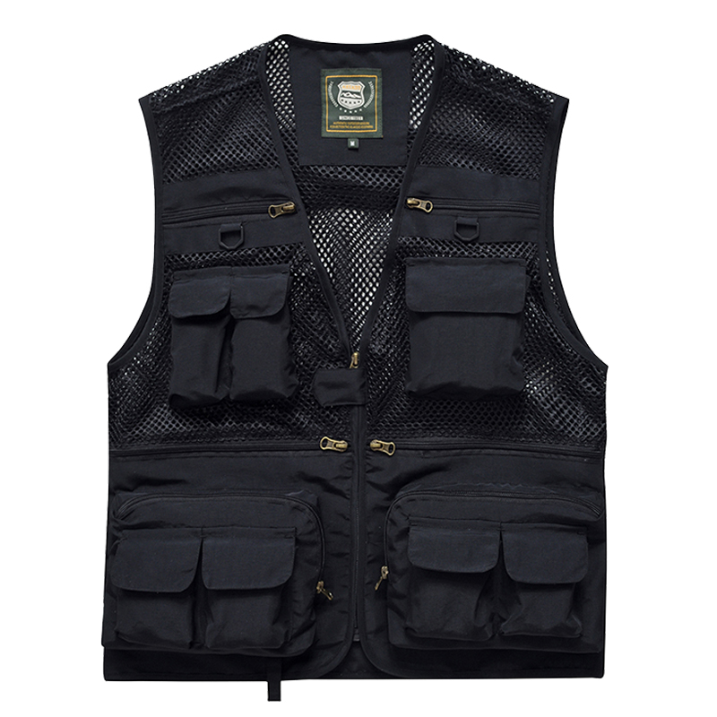 新しい屋外マルチポケットベスト写真撮影釣りベストメンズショル - Photography Vest のレビューと価格