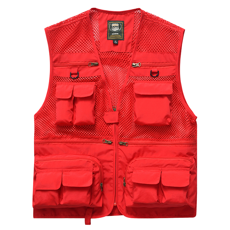 新しい屋外マルチポケットベスト写真撮影釣りベストメンズショル - Photography Vest のレビューと価格