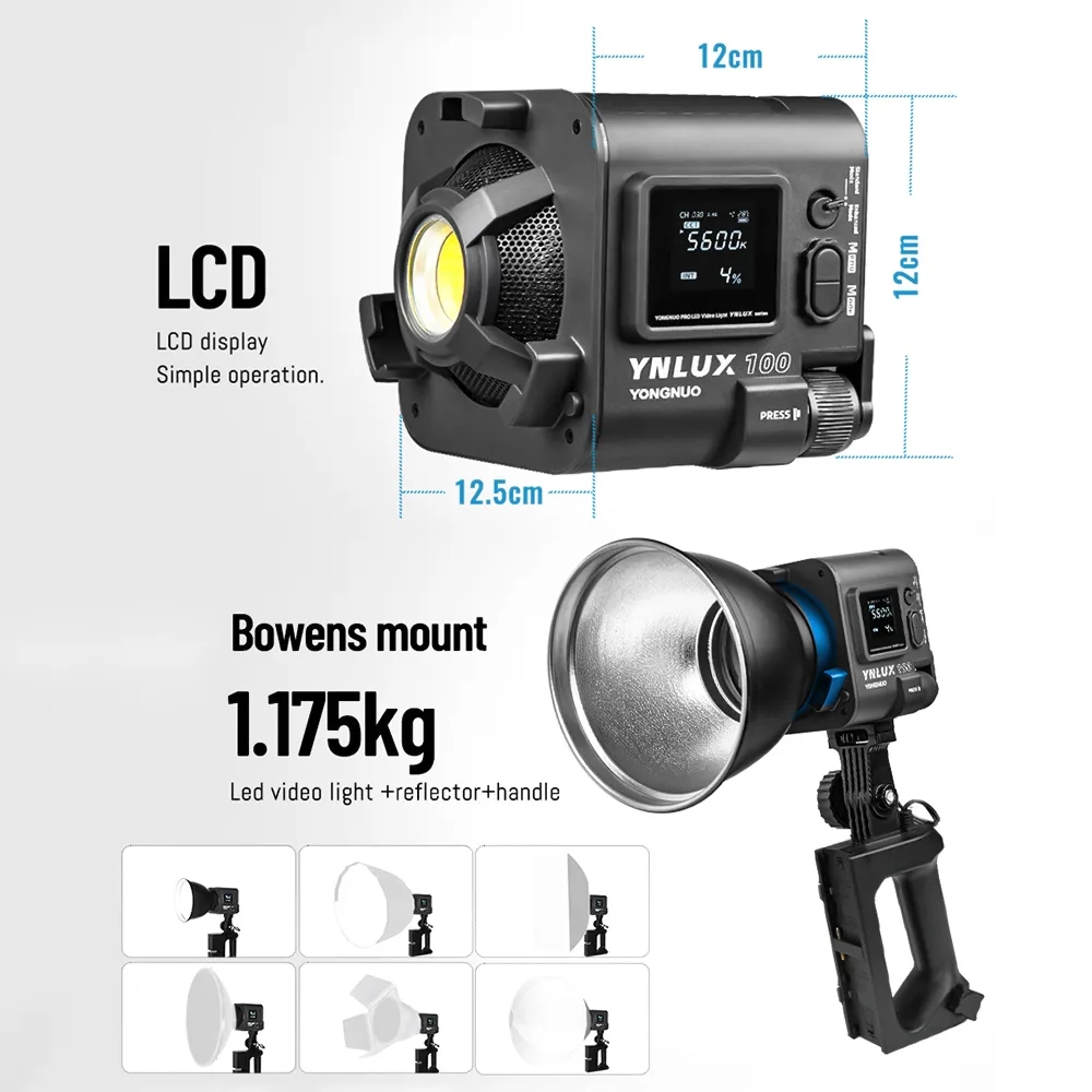 YONGNUO YNLUX100 100W 3200K-56 - Photography Lighting のレビューと価格