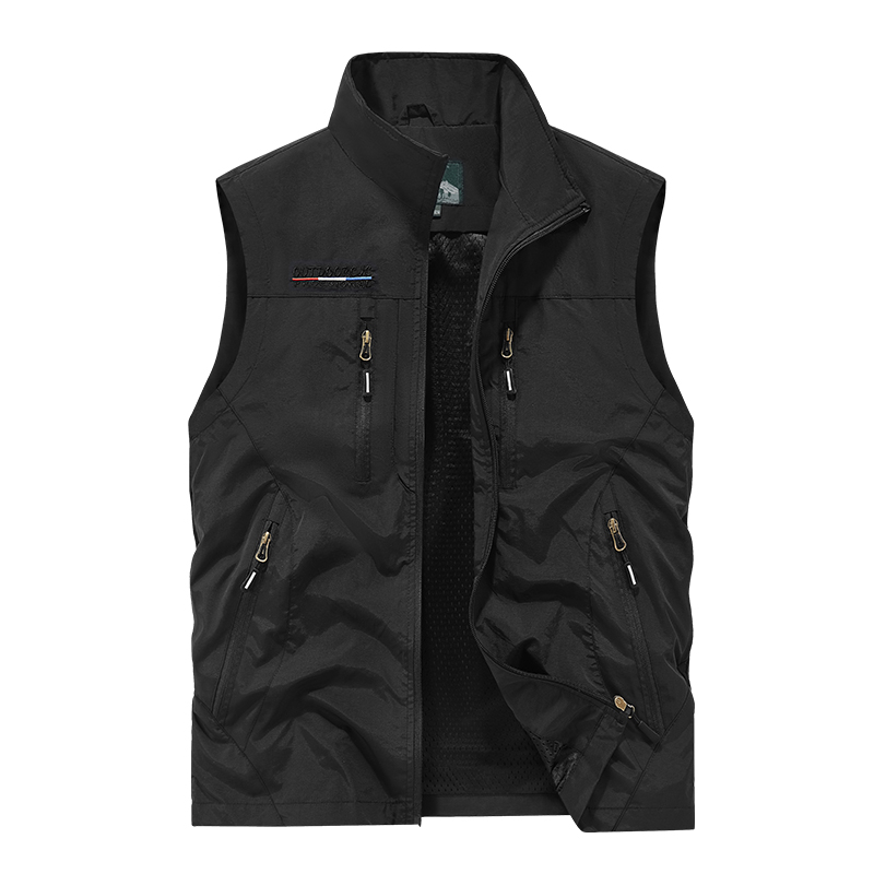 男性の写真撮影ベスト屋外マルチポケット作業チョッキジャケット - Photography Vest のレビューと価格