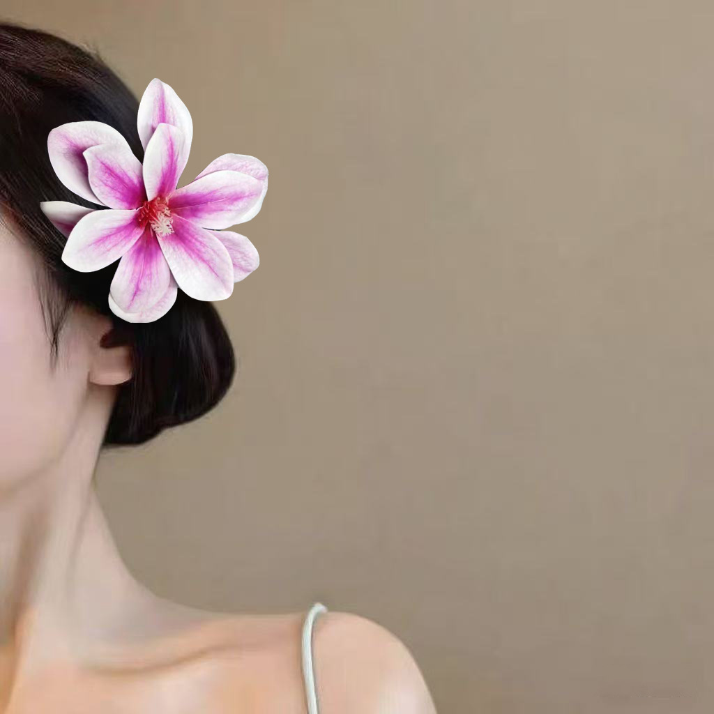 ビーチバケーションスタイル、黄色い花のヘアクリップ、女性の旅 - Photography Yellow のレビューと価格