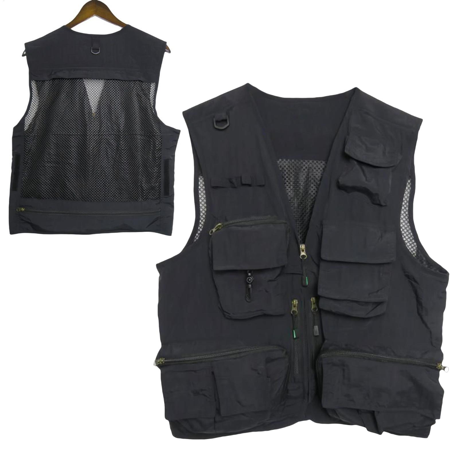 釣りベスト 写真撮影ベスト マルチポケット付き カジュアルジ - Photography Vest のレビューと価格