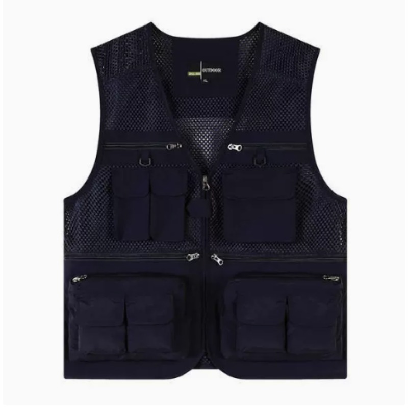 屋外釣り用ベスト速乾性通気性マルチポケットメッシュジャケット - Photography Vest のレビューと価格
