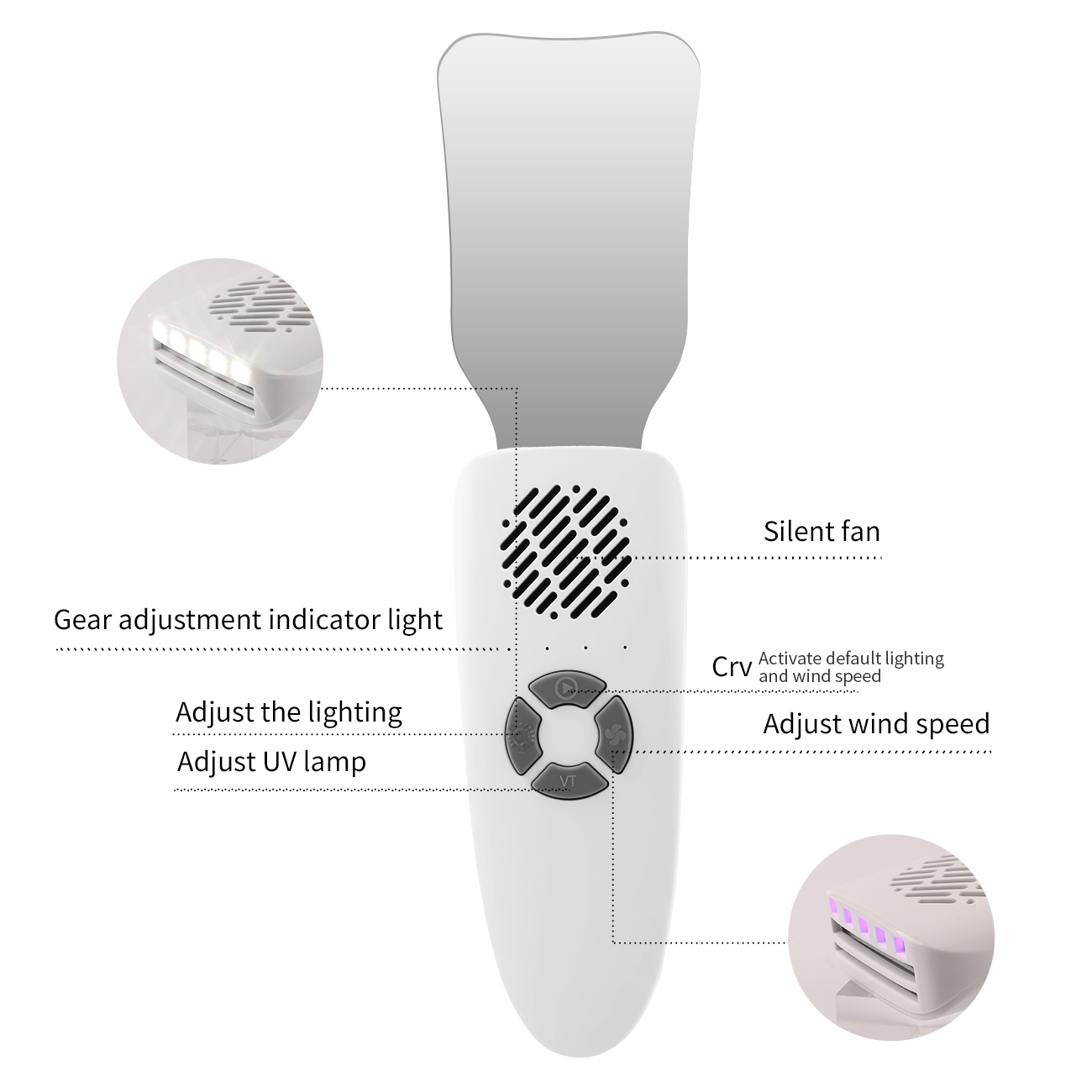 歯科用曇り止めミラーキット LEDライト付きミラー 口腔矯正 - Photography Lighting のレビューと価格
