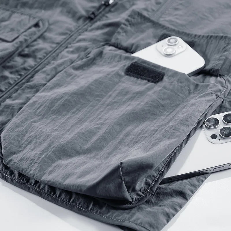 メンズ大きいサイズの夏用ベスト、薄手で速乾性のあるノースリー - Photography Vest のレビューと価格