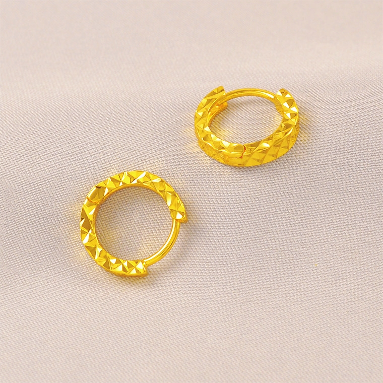 長持ちする輝き シャイニースターバーストフープイヤリング 女 - Photography Yellow のレビューと価格