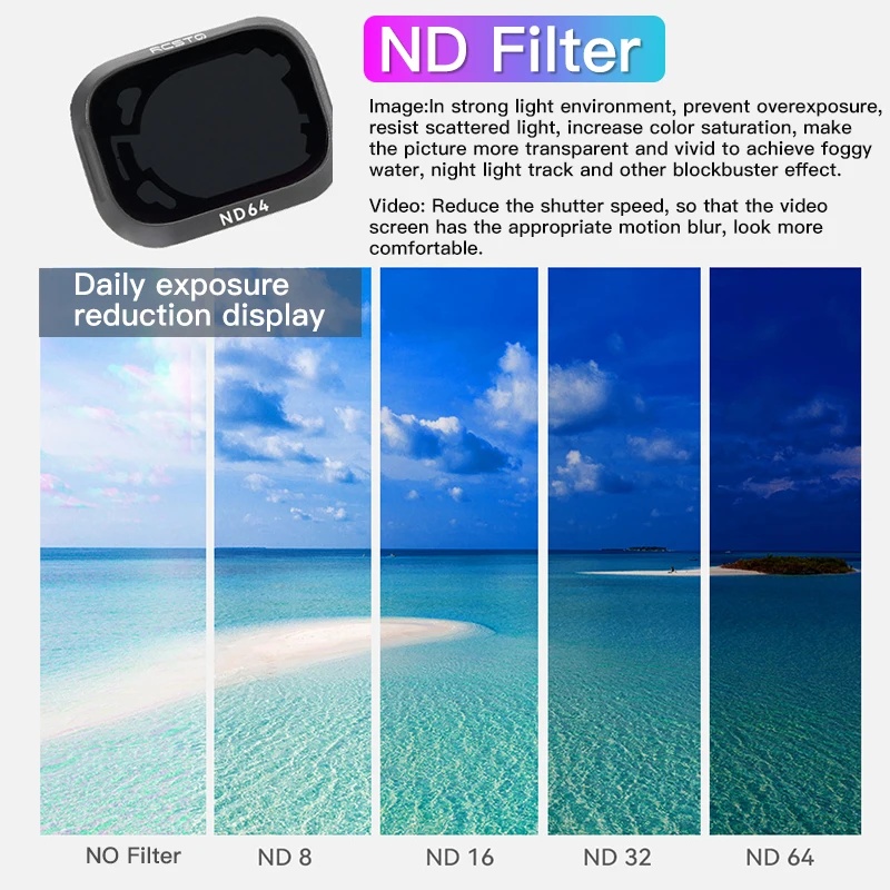 RCSTQ DJI Mini 3 Pro用フィルター ドロー - Nd Filter Set のレビューと価格