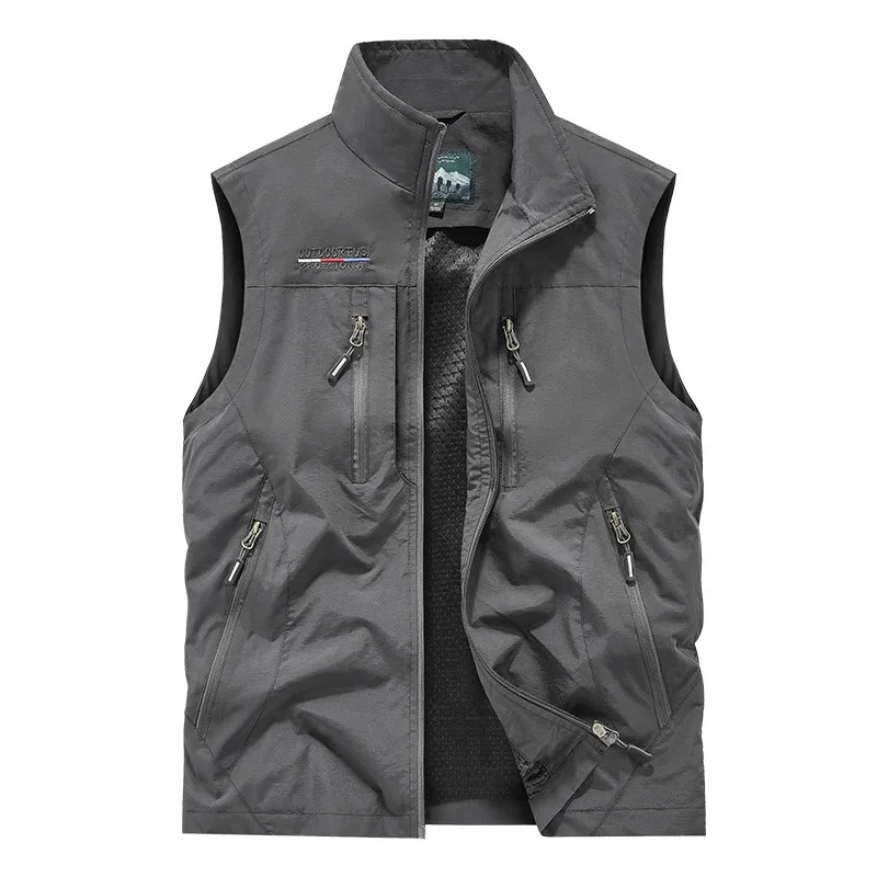 メンズアウトドア写真撮影用ベスト 多ポケット 秋冬用 ルーズ - Photography Vest のレビューと価格