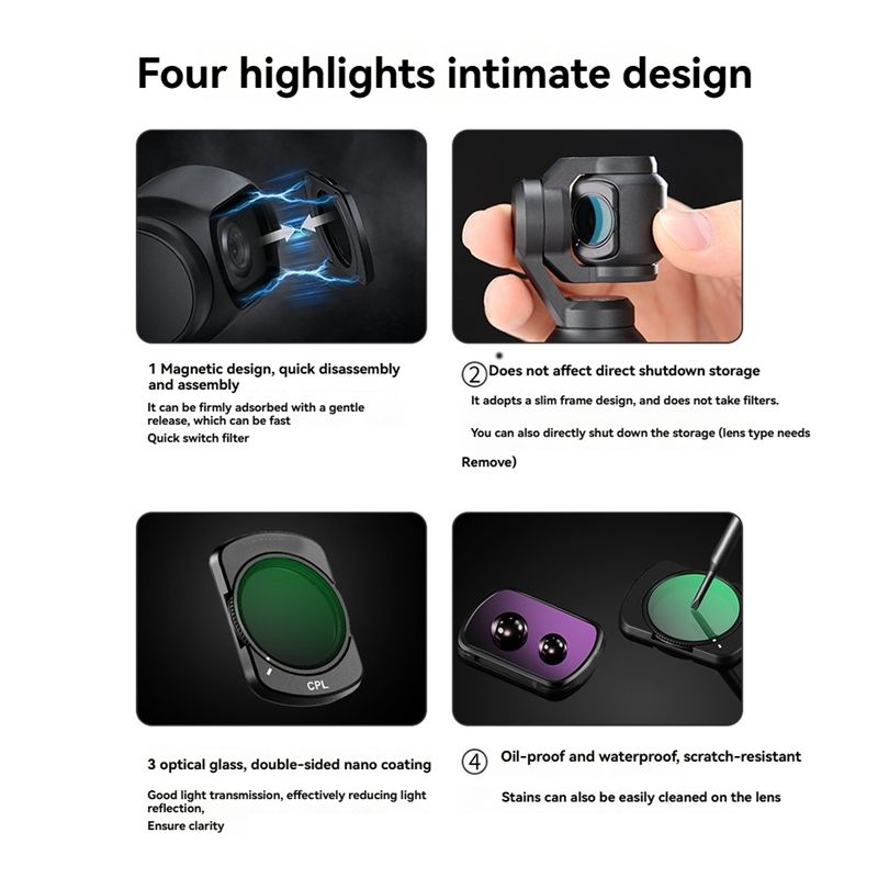 AA08-磁気効果フィルターセット 磁気限定ストップ調整可能 - Nd Filter Set のレビューと価格