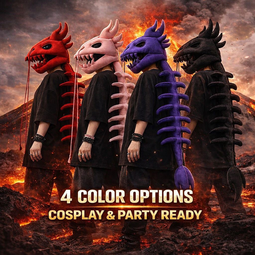 ドラゴンスカルスパインプラッシュフード ロング恐竜スケルトン - Photography Lighting のレビューと価格