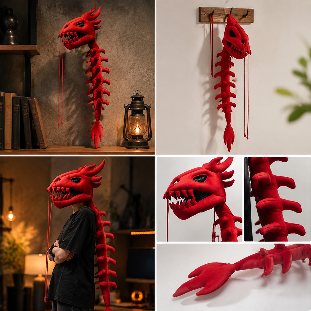 ドラゴンスカルスパインプラッシュフード ロング恐竜スケルトン - Photography Lighting のレビューと価格