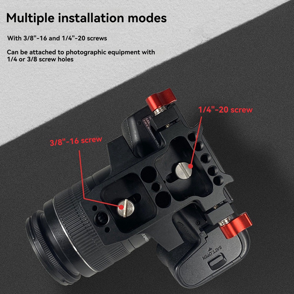 よく作られたユニバーサルベースプレート、デュアル15mmポー - Camera Tripod Carbon のレビューと価格