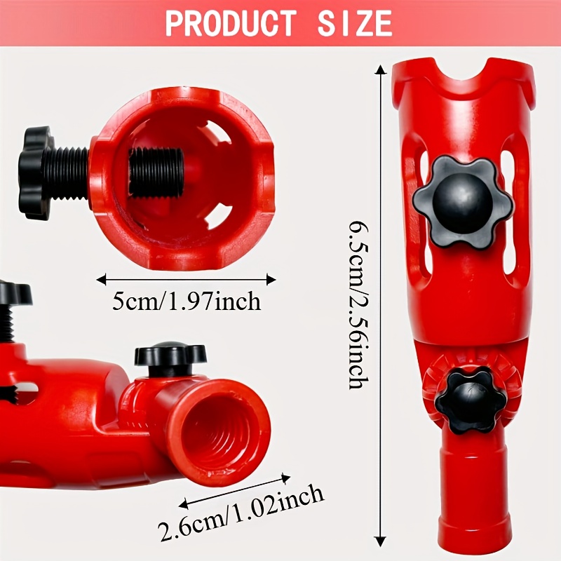 赤色の多角度ペイントローラーエクステンダー（回転式ヘッド付き - Photography Angle のレビューと価格