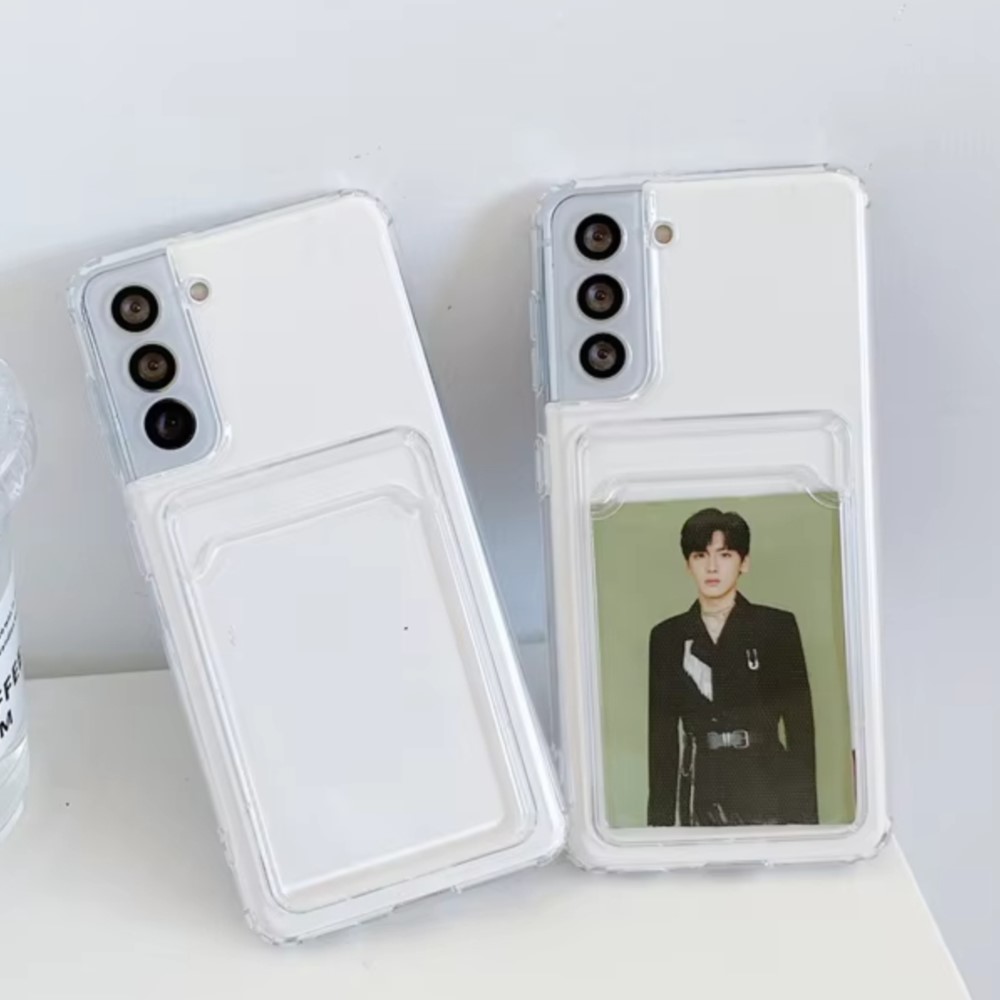 クリアシリコンカードスロットホルダー付きスマホケース Sam - Photography Portfolio のレビューと価格