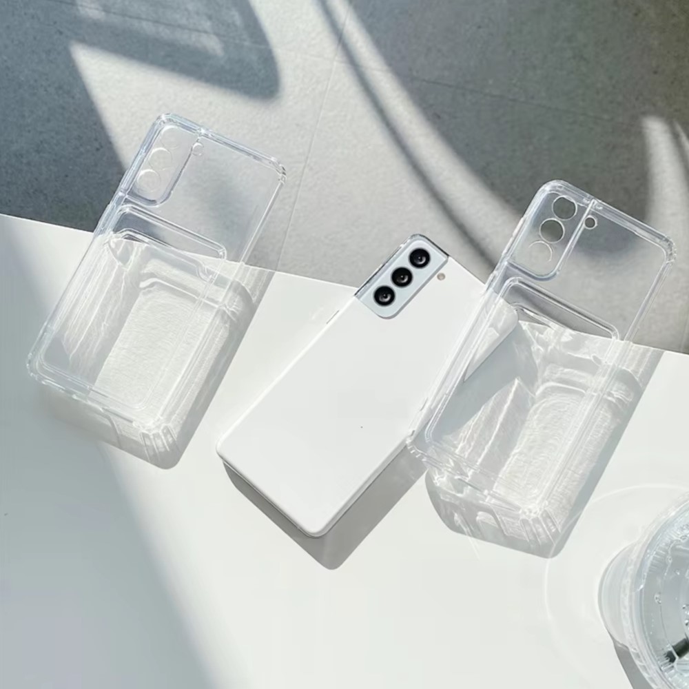 クリアシリコンカードスロットホルダー付きスマホケース Sam - Photography Portfolio のレビューと価格