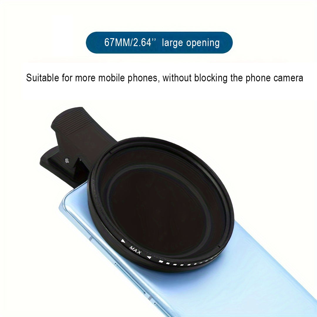 67mmレンズフィルターキット、携帯電話レンズクリップ付き可 - Nd Filter Set のレビューと価格