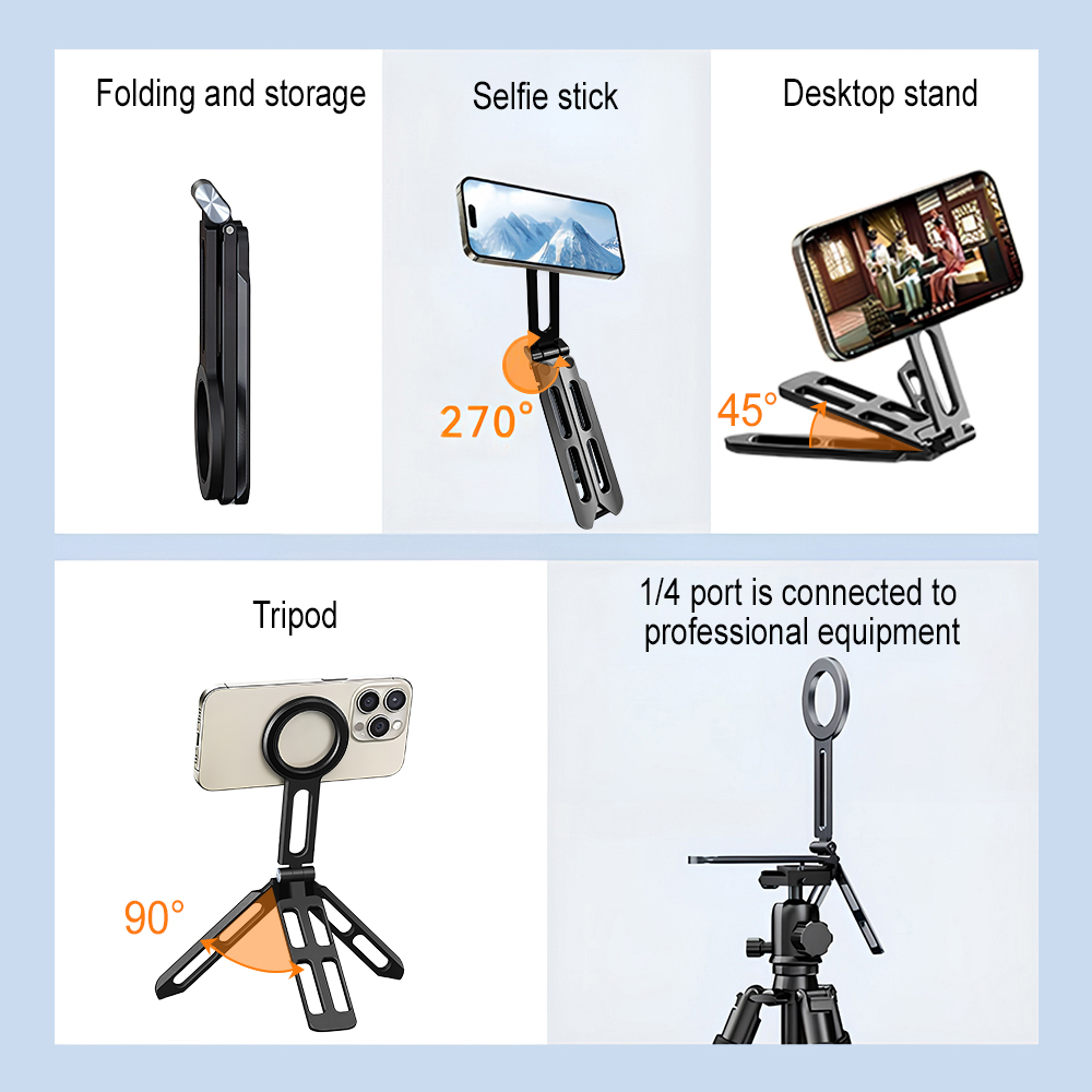 マグネット式スマホホルダー 四軸360度回転 °   回転折 - Photography Lighting のレビューと価格
