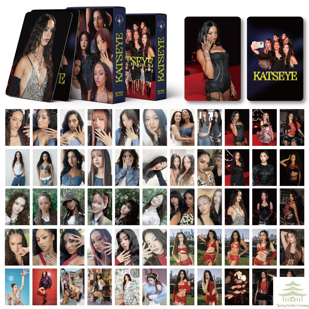 55 ピース/セット Kpop アイドル KATSEYE 新 - Photography Portfolio のレビューと価格